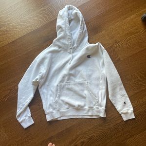 White champion hoodie